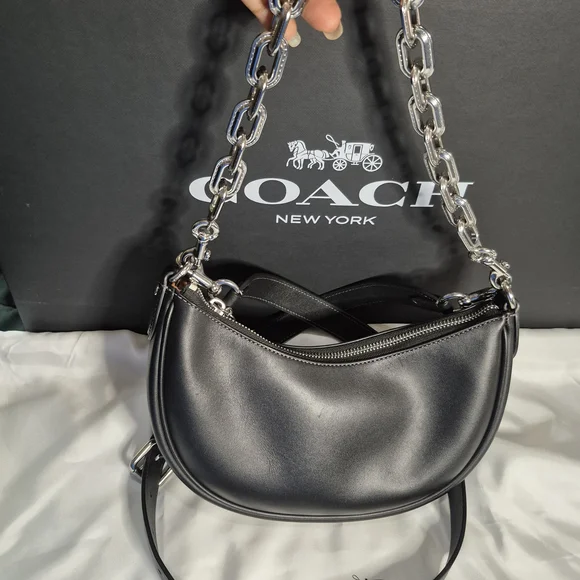 Black Leather Women's Bag - Picture 11 of 11
